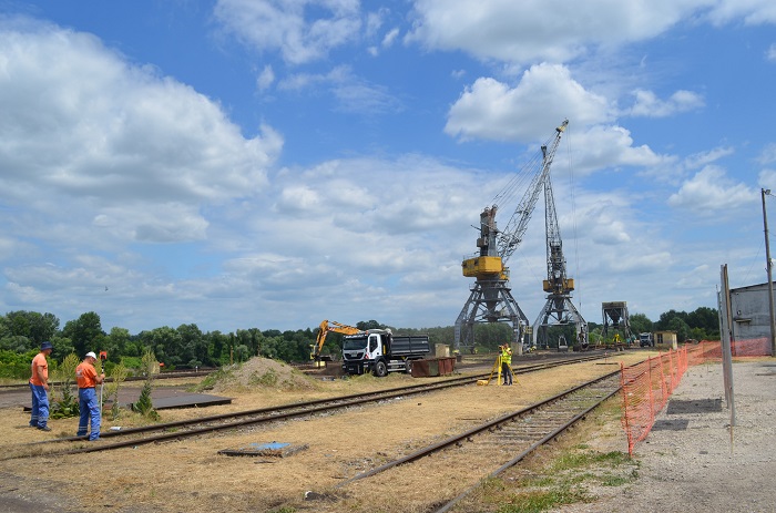 Brčko - Počela modernizacija međunarodne riječne luke u BiH